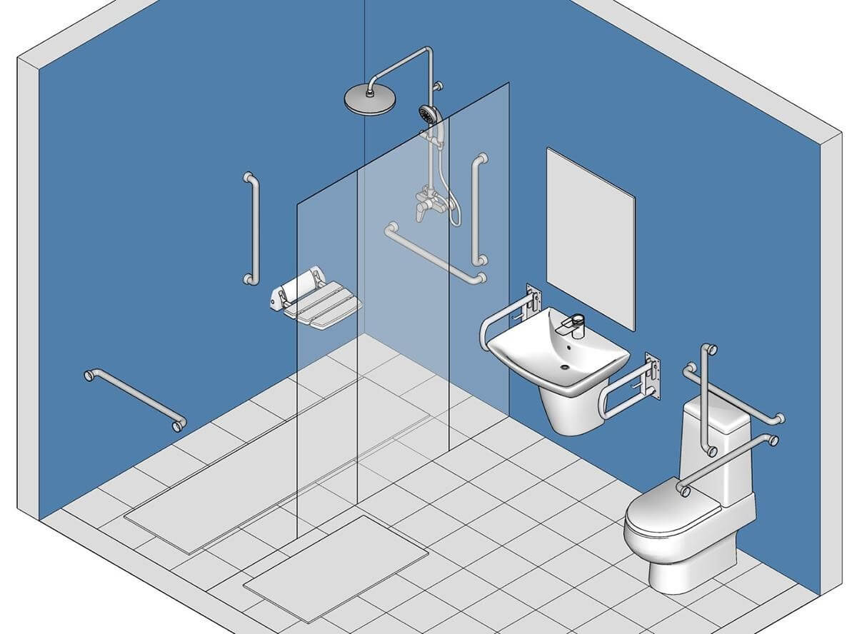Thiết kế sơ đồ và cách đi đường ống nước nhà tắm tiêu chuẩn