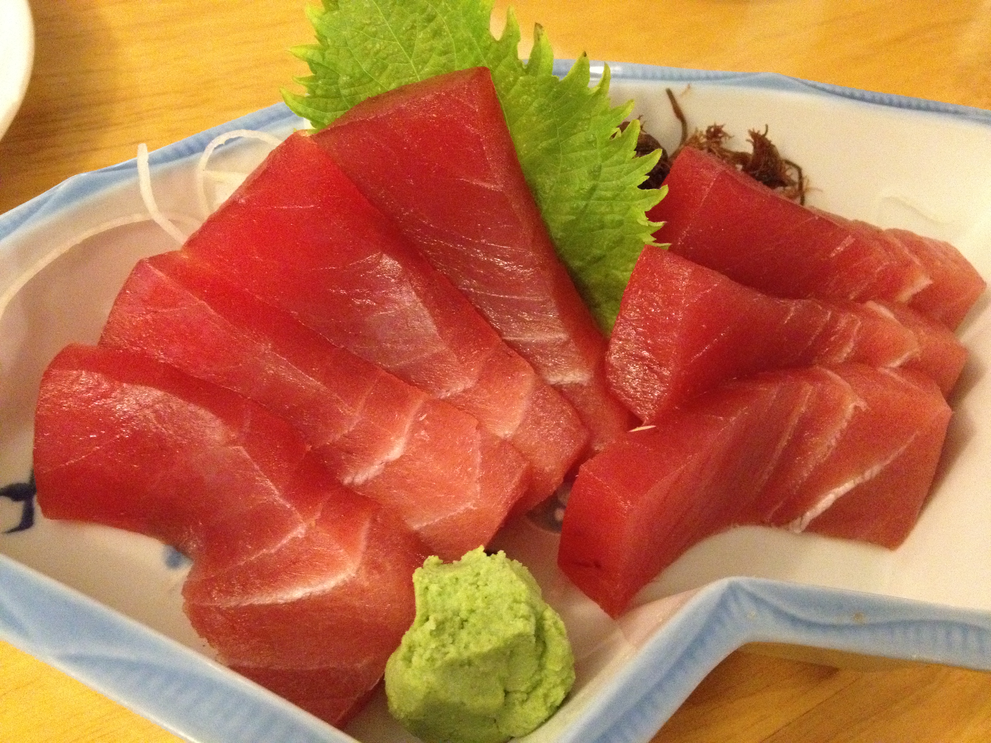 Wasabi ăn kèm Sashimi