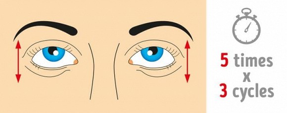 mỏi mắt, bài tập cho mắt, cách chữa mỏi mắt