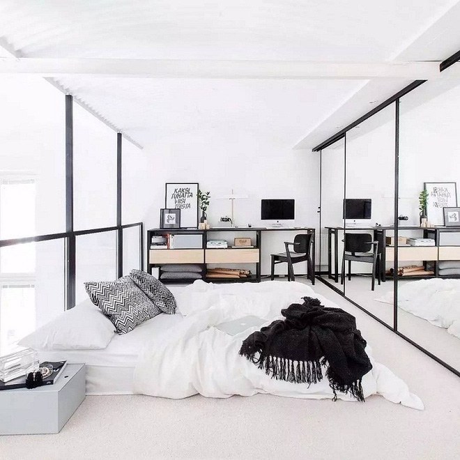 Trang trí phòng ngủ không giường – xu hướng mới cho phòng ngủ hiện đại