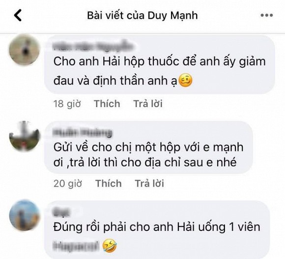 Huỳnh Anh, Quang Hải, Duy Mạnh