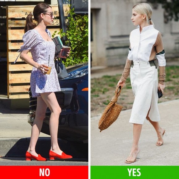 thời trang, cách chọn đồ che khuyết điểm ở chân, dáng chân không chuẩn