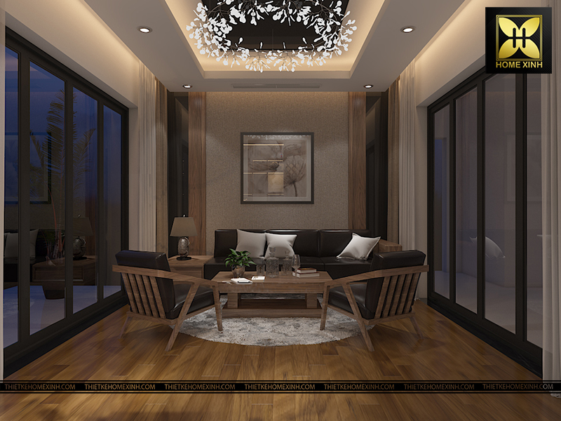 Phong cách Á Đông trong Thiết kế nội thất phòng khách