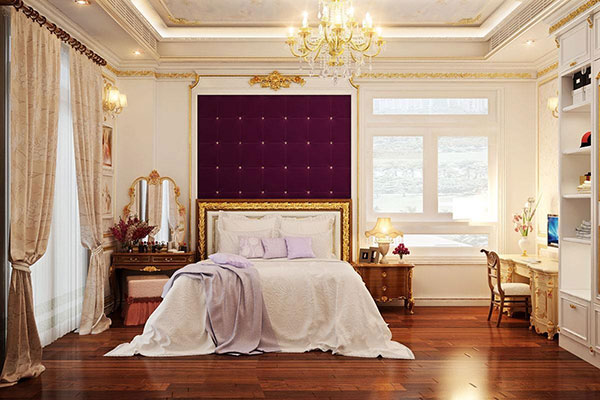 5 mẫu nội thất phòng ngủ tân cổ điển ấn tượng