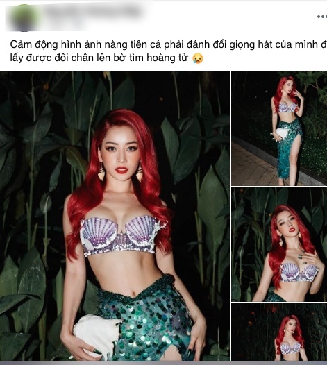 Chi Pu hóa trang nàng tiên cá cực xịn nhưng bị mỉa mai giọng hát