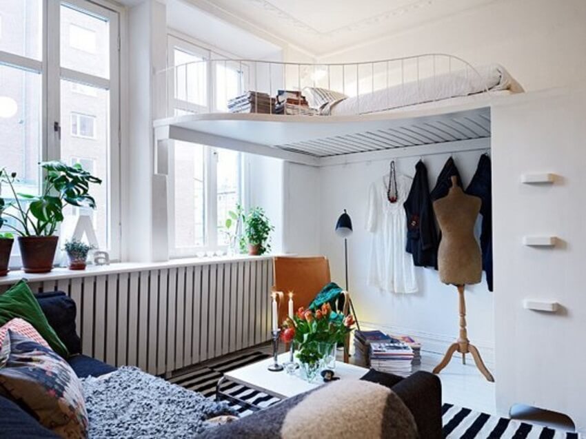 Thiết kế nội thất chung cư độc thân – Căn hộ studio