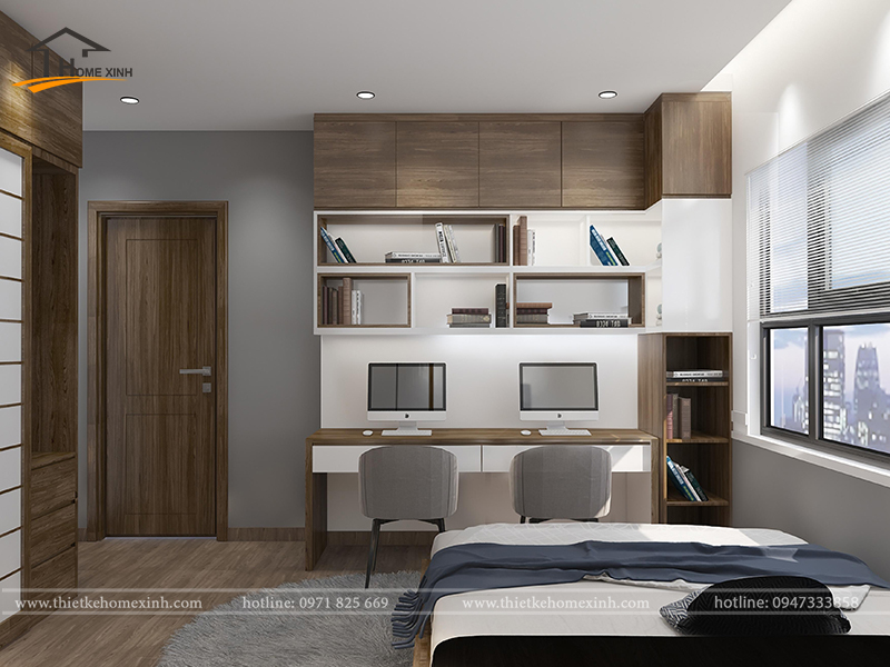 Thiết kế nội thất phòng làm việc tại nhà chuyên nghiệp – HomeXinh