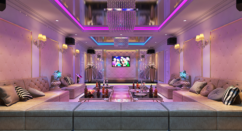 Thiết kế nội thất quán Karaoke Phú Thọ