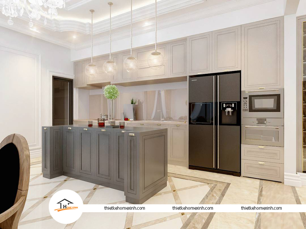 Tủ bếp tối màu – sự lựa chọn hoàn hảo cho không gian phòng bếp