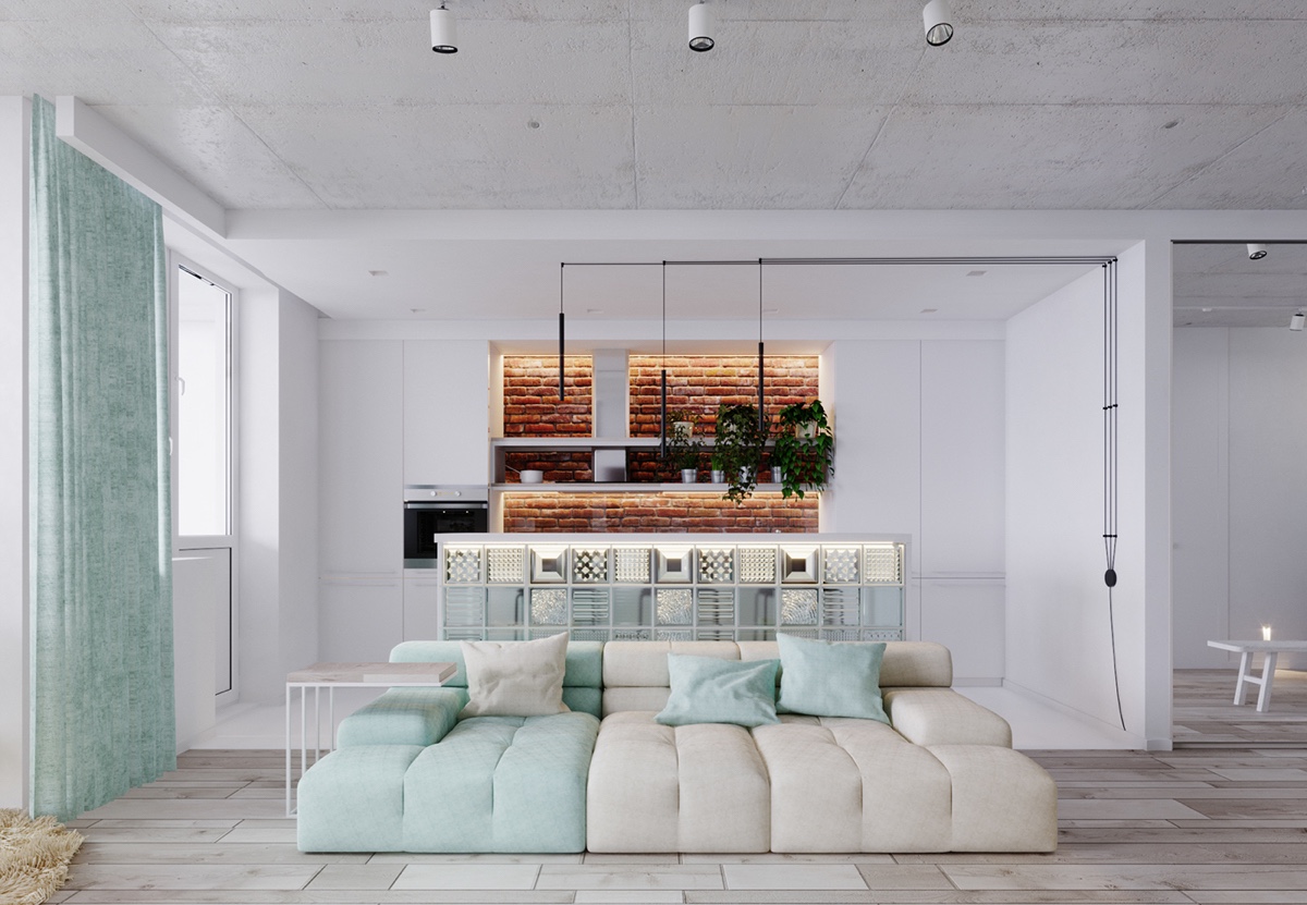Thiết kế nội thất căn hộ chung cư với phong cách sáng tạo hiện đại