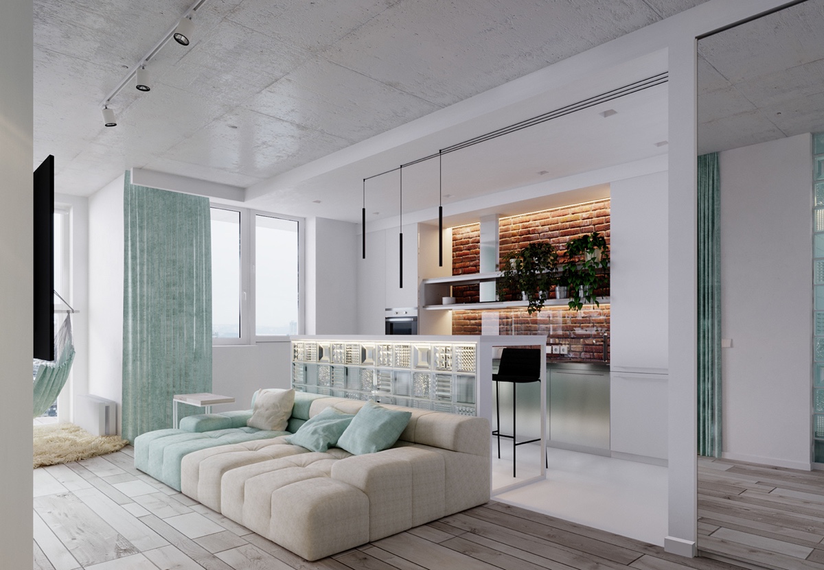 Thiết kế nội thất căn hộ chung cư với phong cách sáng tạo hiện đại